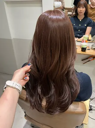 ロング カラー 梅田透明感カラー/ jueru💫のヘアスタイル
