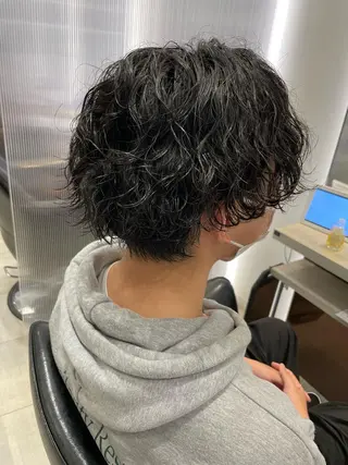 パーマ メンズ アースセンター南所属・大引 優のヘアスタイル