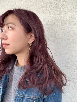 ロング カラー パーマ ヘアアレンジ メンズ キッズ ネイル マツエク・マツパ 架空〜KAQU〜所属・【clan】 NOGAMIのヘアスタイル