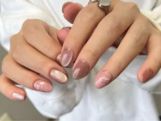 ネイル fumina 💚💛のネイルデザイン