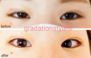 マツエク・マツパ 🎼グラデーション スタイル札幌♫*✧のマツエク・マツパデザイン