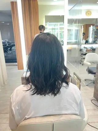 セミロング ✨ダメージを感じない 美髪ヘア✨　野口春貴のヘアスタイル