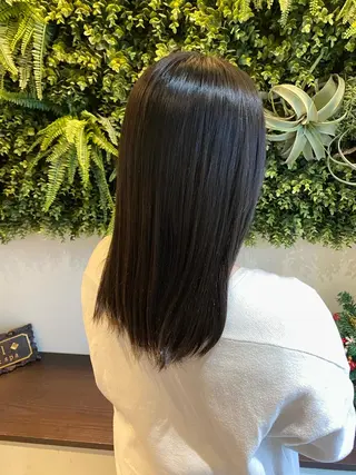セミロング 水谷 菜央のヘアスタイル