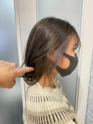 ミディアム 🍀透明感抜群🍀/ ハイトーンカラーのヘアスタイル