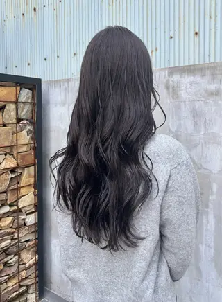 セミロング カラー ✨ミニモ限定価格◎ ブリーチ無しカラーのヘアスタイル