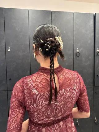 ロング ヘアアレンジ 銀座/ヘアセット シマムラ ミホのヘアスタイル