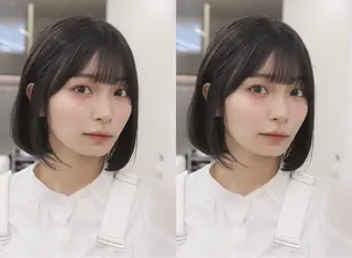 ショート ボブ  /顔周り COAGINZA日向のヘアスタイル