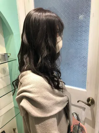 ロング カラー 綿貫 美香のヘアスタイル
