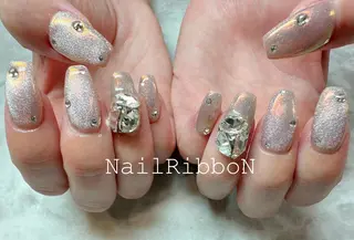 ネイル ネイルリボン 石田のネイルデザイン