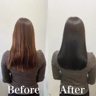 ロング カラー ASILE（アジール）所属・髪質改善講師 安東駿介のヘアスタイル