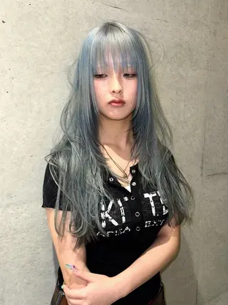 ロング カラー デザインカラー⭐︎★ 🐆hyoma🐆のヘアスタイル