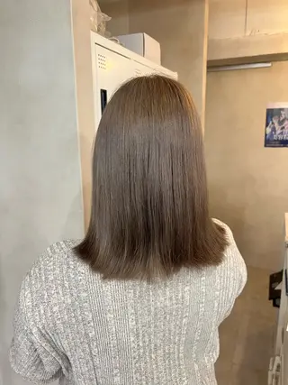 ミディアム ブリーチカラー 🤎〰️Yuunaのヘアスタイル