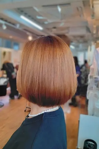 ミディアム パーマ 吉祥寺・BRING 近藤真千子のヘアスタイル