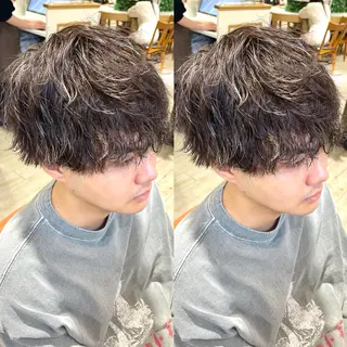 カラー パーマ メンズ 髪改カラー/メンズ カット🪭スズキマリのヘアスタイル