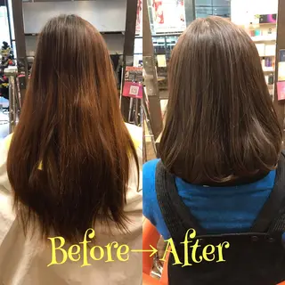 ミディアム カラー デザインカラー🌈 高木リョウのヘアスタイル