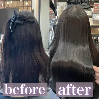 ロング 髪質改善縮毛矯正🫧 村上蒼生のヘアスタイル