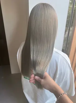 ロング カラー Gain所属・リク/韓国風/レイヤ ー／ボブ／ショートのヘアスタイル