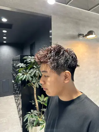 ショート パーマ メンズ 【メンズ特化】 サエキカズマのヘアスタイル