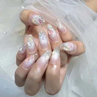 ネイル éclat nail studio（She nail studio内）所属・韓国ワンホン éclat🩵飯山のネイルデザイン