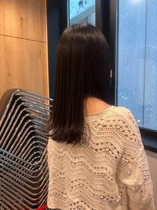 セミロング RYONA/大阪/ 韓国風レイヤー🎀のヘアスタイル