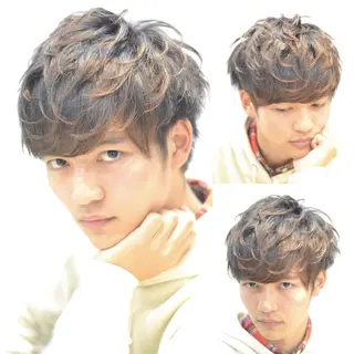 ショート メンズ 大木 拓瑞のヘアスタイル