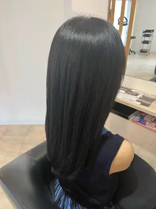 ロング カラー 骨格/顔型/パーソナ ルカラー診断/中野のヘアスタイル