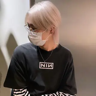 ショート カラー メンズ 花香竜太/エクステ /ハイトーンカラーのヘアスタイル