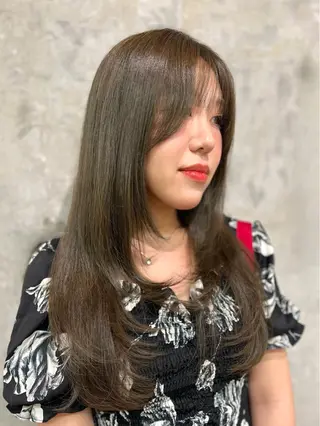 ロング 🌞レイヤー×カラー 前川那津美🌞のヘアスタイル