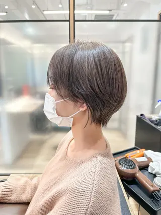 ショート シノハラ ガクト ショート/白髪ぼかしのヘアスタイル