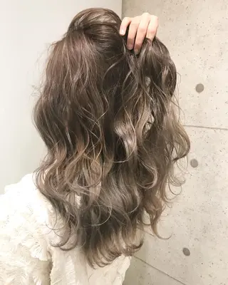 ロング カラー ヘアアレンジ BANK'S hair所属・💐ケラチン 髪質改善寺坂雄飛💐のヘアスタイル