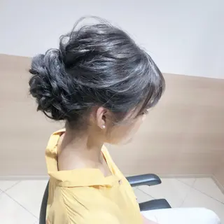 ロング ヘアアレンジ 【GO TODAY SHAiRE SALON 心斎橋Edel店】所属・高橋 香澄のヘアスタイル
