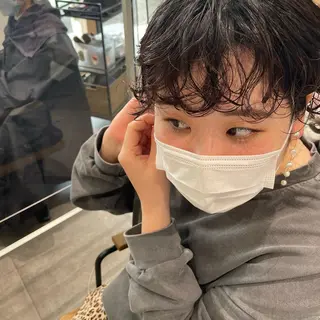 ショート パーマ 髙橋奈緒子 ⭐︎newi京橋のヘアスタイル