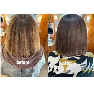 ミディアム LAPIS東口店 山野井のヘアスタイル