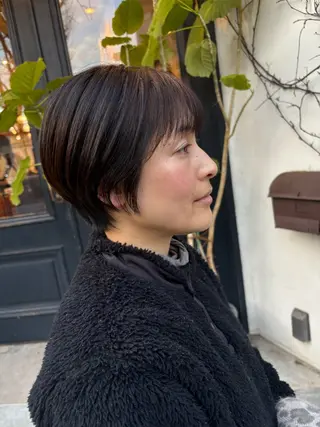 ショート ショートカット いちば　ゆなのヘアスタイル