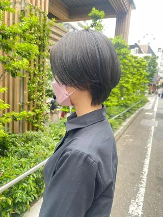 ショート 渋谷ケアブリーチ Suuのヘアスタイル