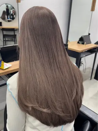 ロング カラー ﾔﾏﾅｶ ﾘﾘｶ🫐 寒色系ｶﾗｰ🫐のヘアスタイル