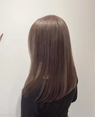 セミロング 🧡ミルクティー/ レイヤー🧡ショウナのヘアスタイル