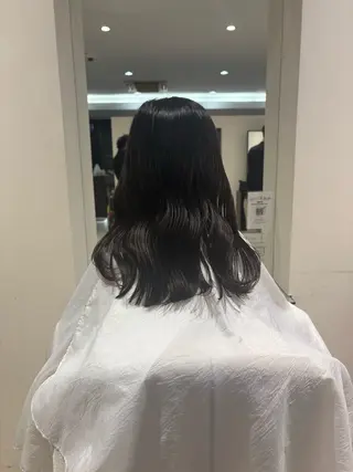 ロング FRAME/ 岡本佳奈のヘアスタイル