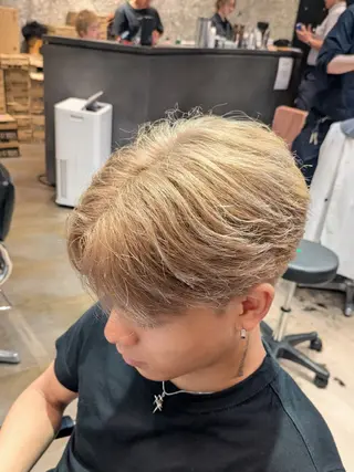 カラー メンズ ショート men's salon Gaudi三宮店所属・こだっく /メンズカットのヘアスタイル