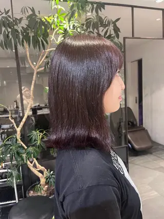 カラー aki ⭐️FILMS銀座のヘアスタイル