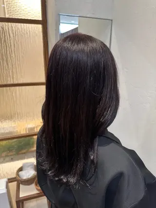 セミロング Aura所属・丸山 心 / 艶カラーのヘアスタイル