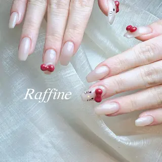 ネイル RAFFINE 月🦋🩵のネイルデザイン