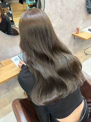 ロング 松本 陽菜のヘアスタイル