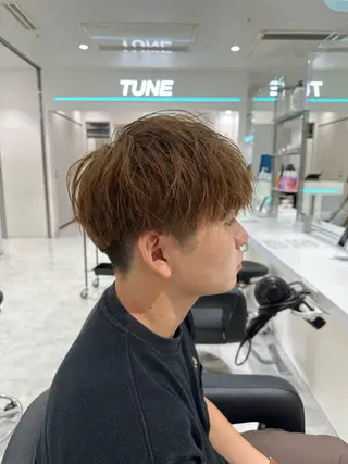 カラー メンズ 🐺メンズパーマ マッシュ　あさひ🐺のヘアスタイル