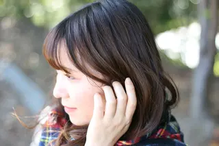 ミディアム 西新美容室 ナチュラルオーブンのヘアスタイル