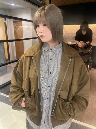 ショート Wカラー/レイヤーカ ット/韓国/デザインのヘアスタイル