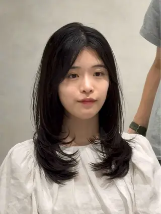 ロング 梅田　似合わせ特化 稲葉利也斗のヘアスタイル
