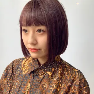 ショート カラー 🎀taro ブリーチなしカラーのヘアスタイル