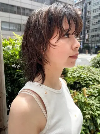 ミディアム 穂積 大二朗のヘアスタイル