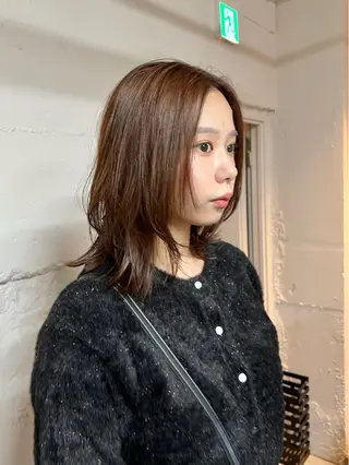 ミディアム tokute Takahashiのヘアスタイル